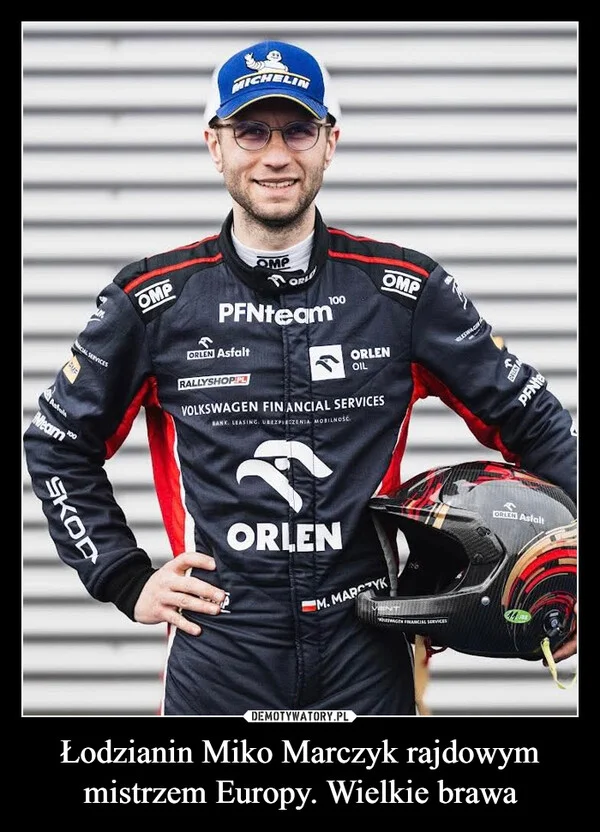 Łodzianin Miko Marczyk rajdowym mistrzem Europy. Wielkie brawa