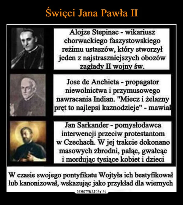 Święci Jana Pawła II