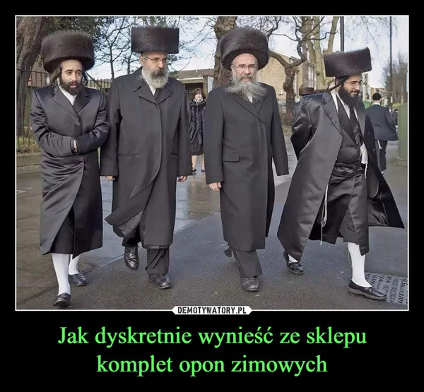 Jak dyskretnie wynieść ze sklepu komplet opon zimowych