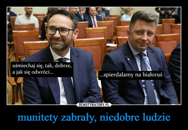 munitety zabrały, niedobre ludzie
