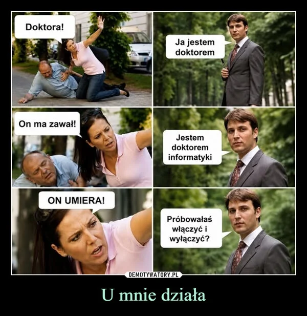 U mnie działa