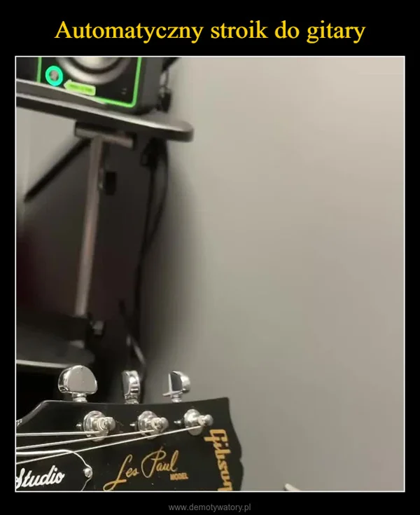 
    Automatyczny stroik do gitary