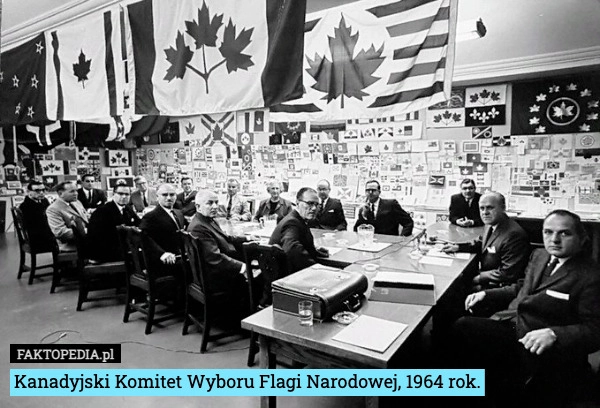 
    Kanadyjski Komitet Wyboru Flagi Narodowej, 1964 rok.