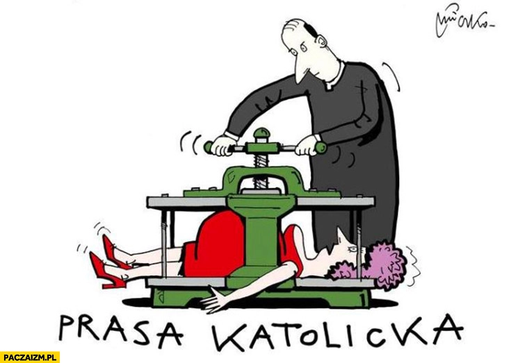 Prasa katolicka dosłownie ksiądz imadło. Mleczko