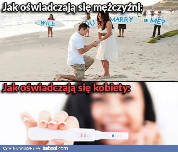 Tak oświadczają się kobiety 