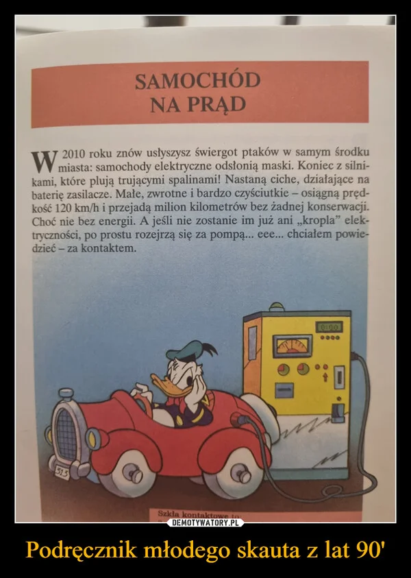 Podręcznik młodego skauta z lat 90'