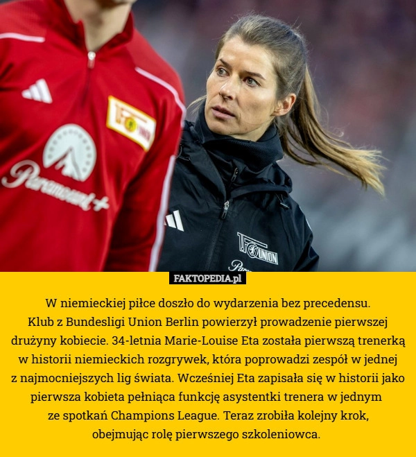 
    W niemieckiej piłce doszło do wydarzenia bez precedensu.
 Klub z Bundesligi