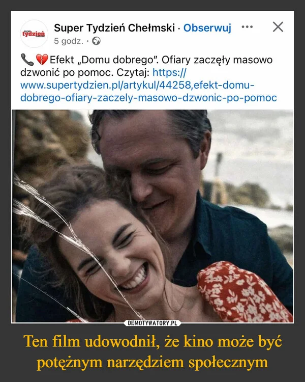 Ten film udowodnił, że kino może być potężnym narzędziem społecznym