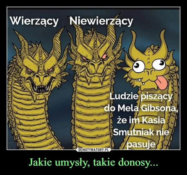 Jakie umysły, takie donosy...