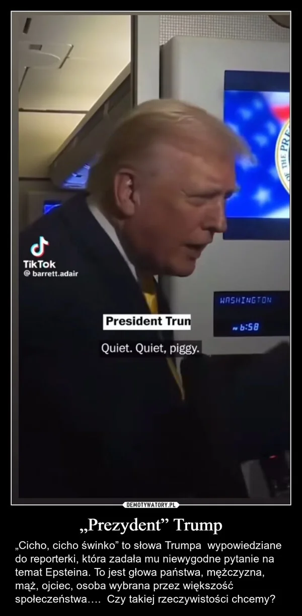 „Prezydent” Trump