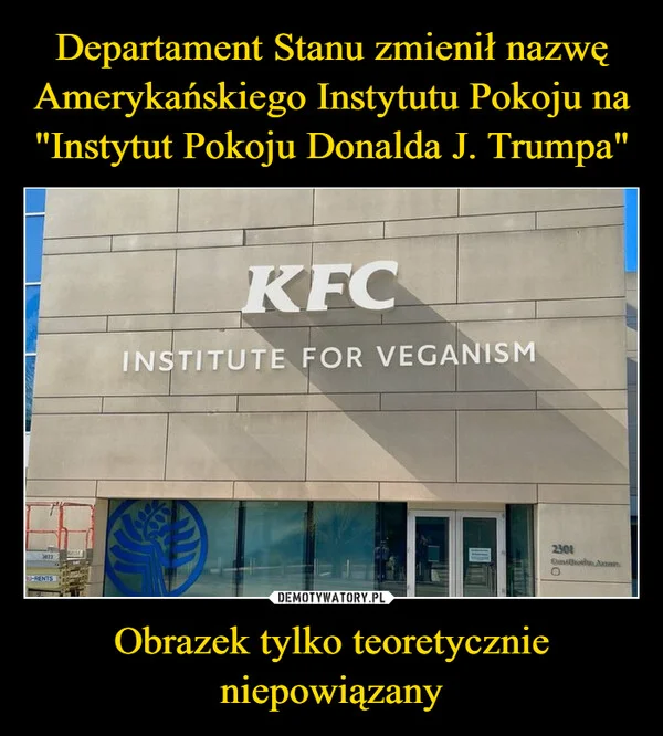 Departament Stanu zmienił nazwę Amerykańskiego Instytutu Pokoju na 
