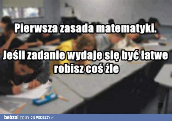 Pierwsza zasada matematyki