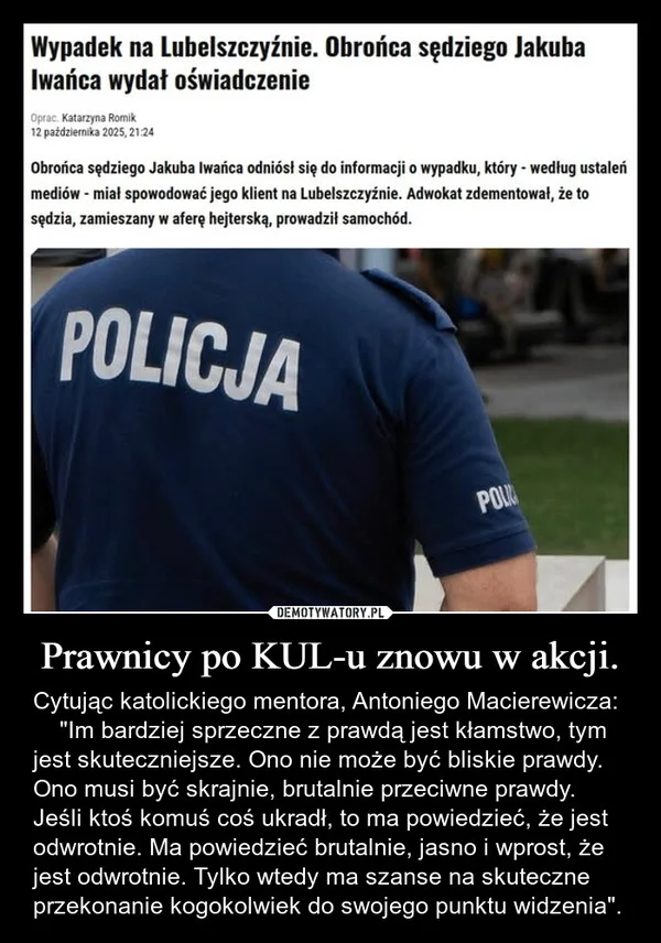 Prawnicy po KUL-u znowu w akcji.