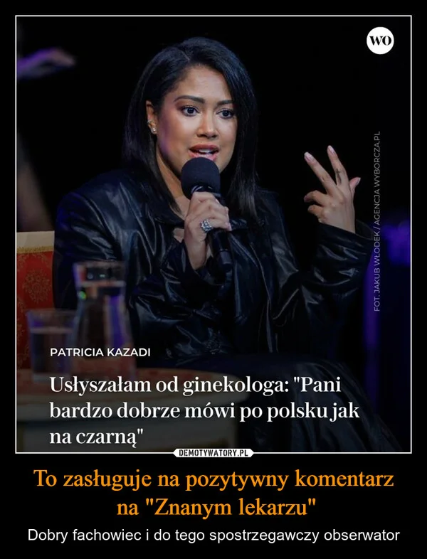 To zasługuje na pozytywny komentarz na 