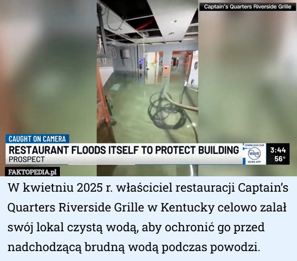 W kwietniu 2025 r. właściciel restauracji Captain’s Quarters Riverside Grille...