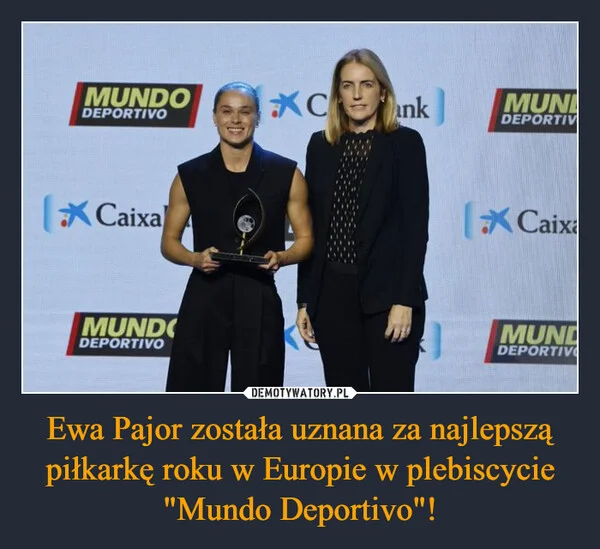 Ewa Pajor została uznana za najlepszą piłkarkę roku w Europie w plebiscycie 