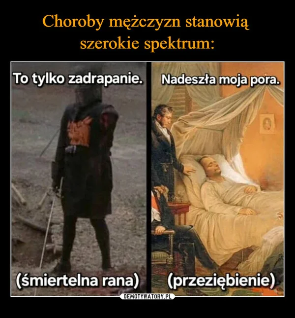 Choroby mężczyzn stanowią szerokie spektrum: