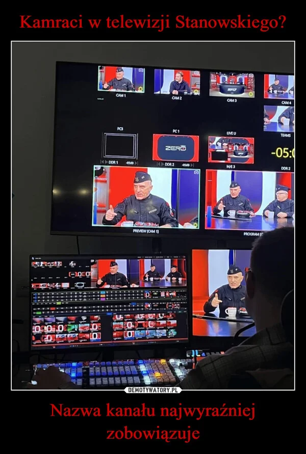 Kamraci w telewizji Stanowskiego? Nazwa kanału najwyraźniej zobowiązuje