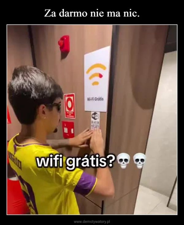Za darmo nie ma nic.