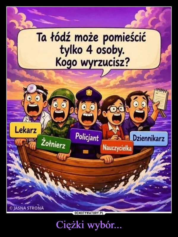 Ciężki wybór...