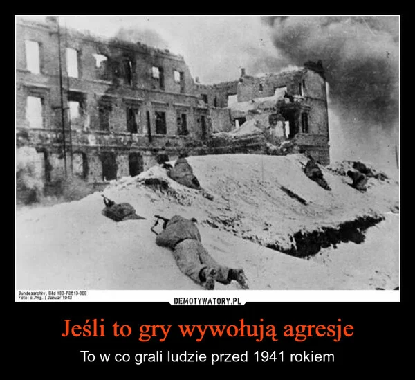 Jeśli to gry wywołują agresje