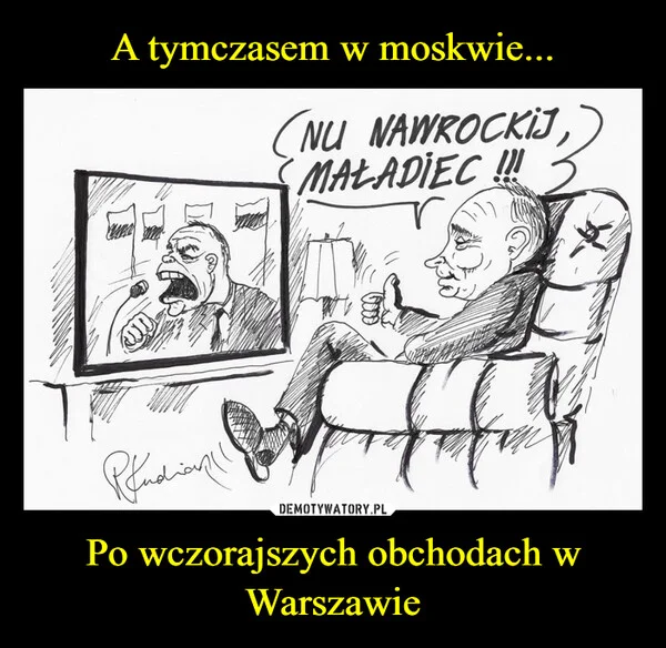 A tymczasem w moskwie... Po wczorajszych obchodach w Warszawie