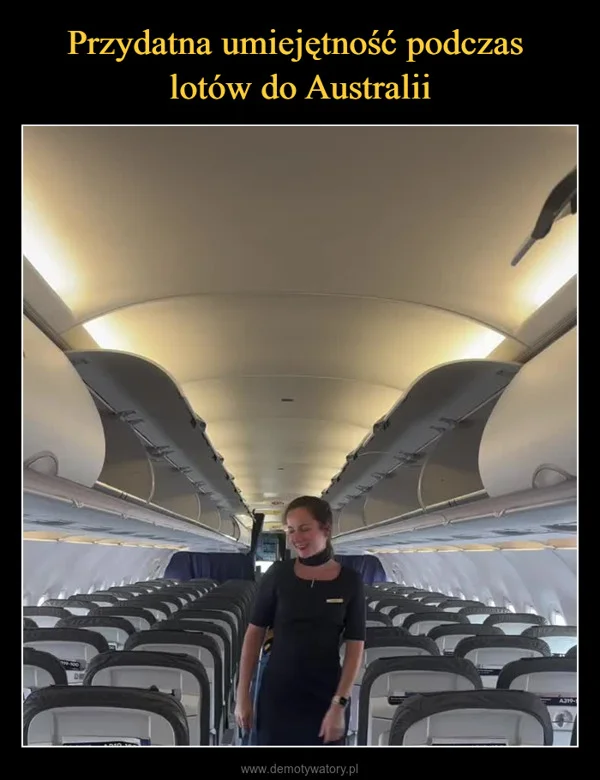 Przydatna umiejętność podczas lotów do Australii