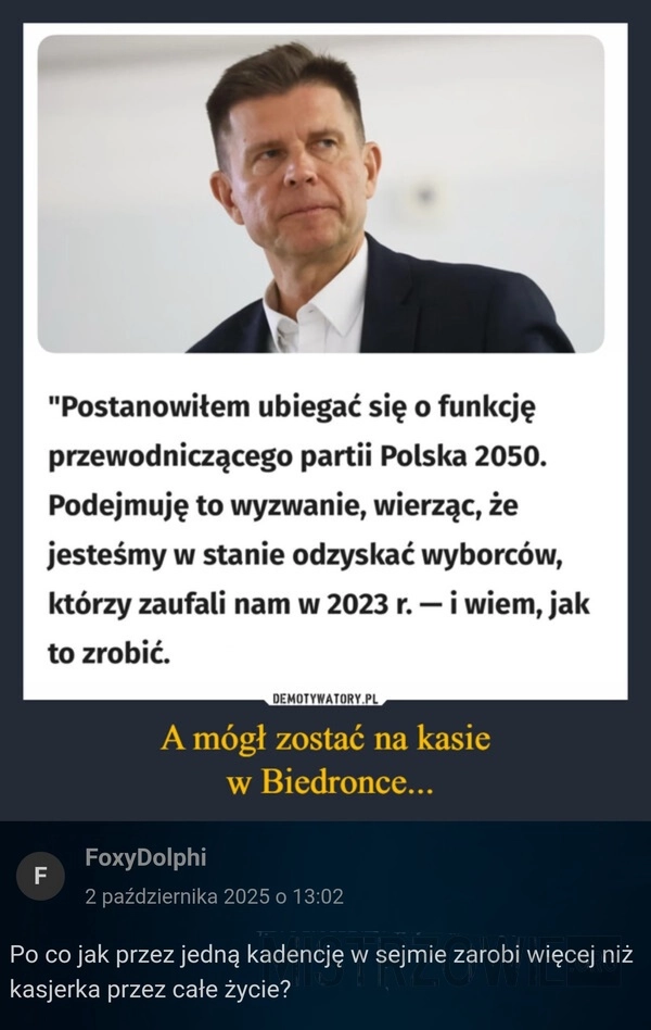 
    Przewodniczący partii