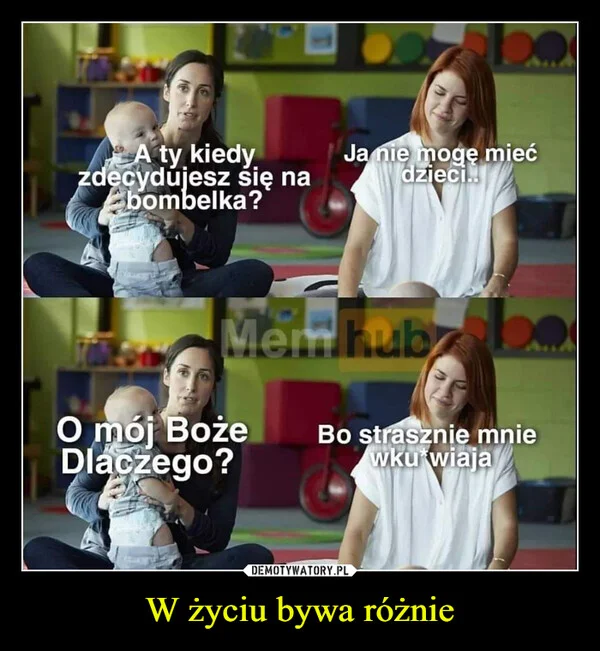 W życiu bywa różnie