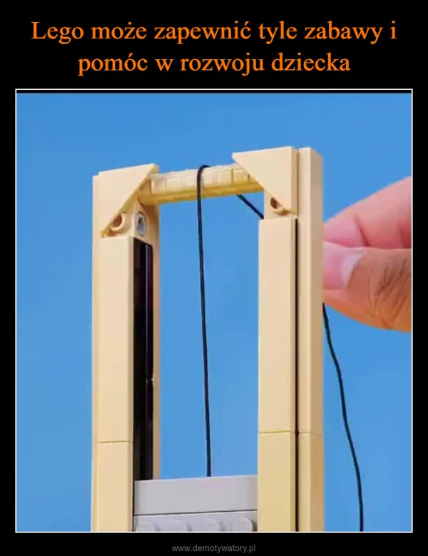 Lego może zapewnić tyle zabawy i pomóc w rozwoju dziecka