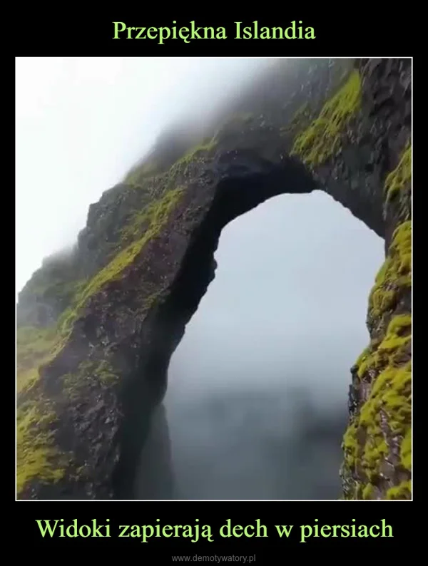 Przepiękna Islandia Widoki zapierają dech w piersiach