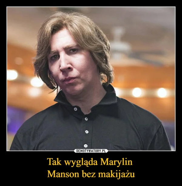 Tak wygląda Marylin Manson bez makijażu