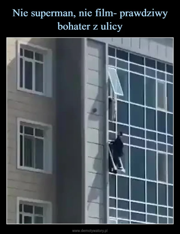 Nie superman, nie film- prawdziwy bohater z ulicy