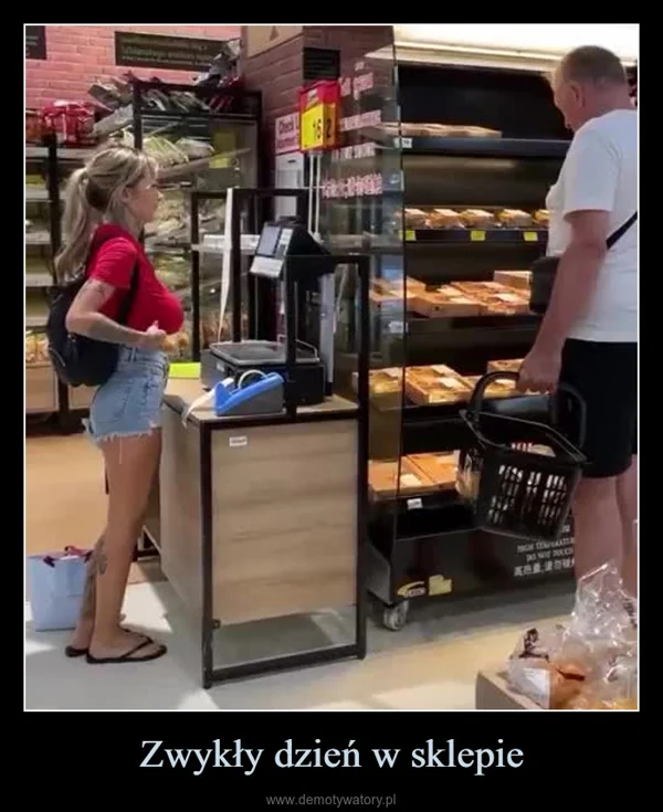 Zwykły dzień w sklepie