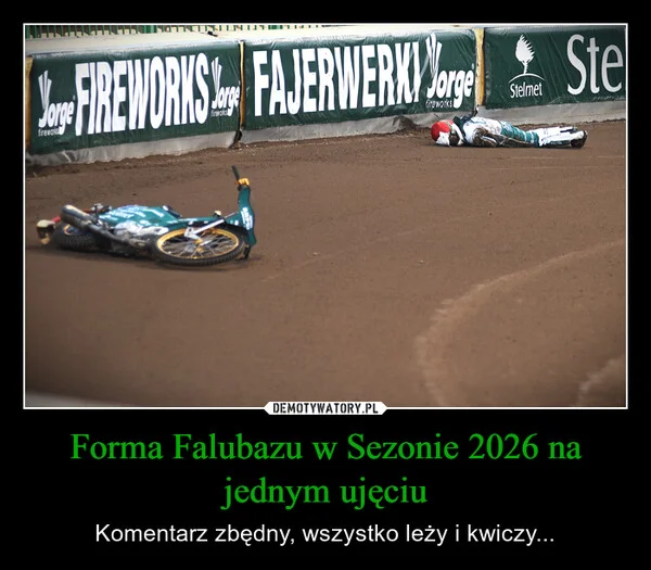 
    Forma Falubazu w Sezonie 2026 na jednym ujęciu