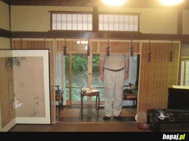 
    Japonia to nie kraj dla wysokich ludzi.