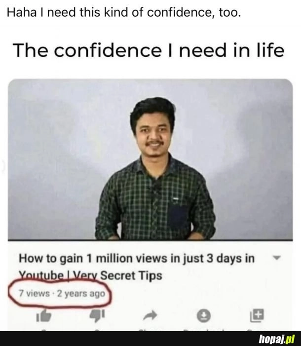 
    Pewność siebie pierwszym krokiem do sukcesu