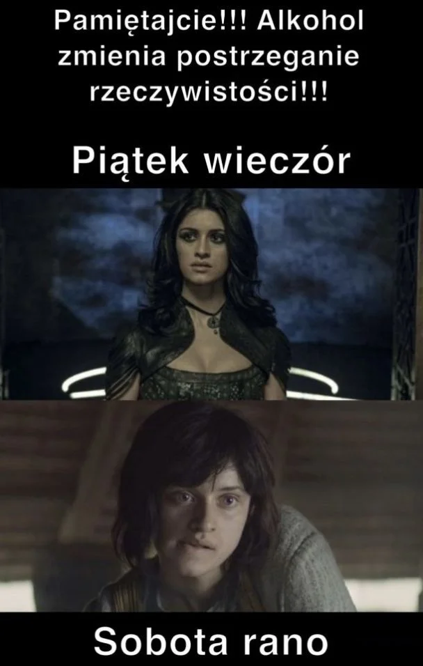 Alkohol wszystko zmienia