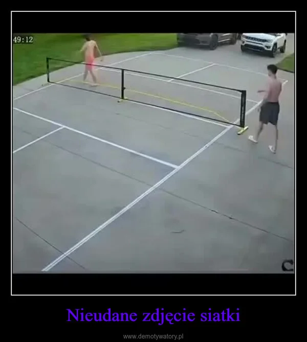 Nieudane zdjęcie siatki