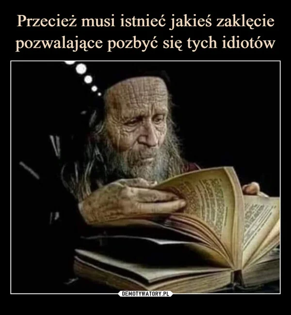 Przecież musi istnieć jakieś zaklęcie pozwalające pozbyć się tych idiotów