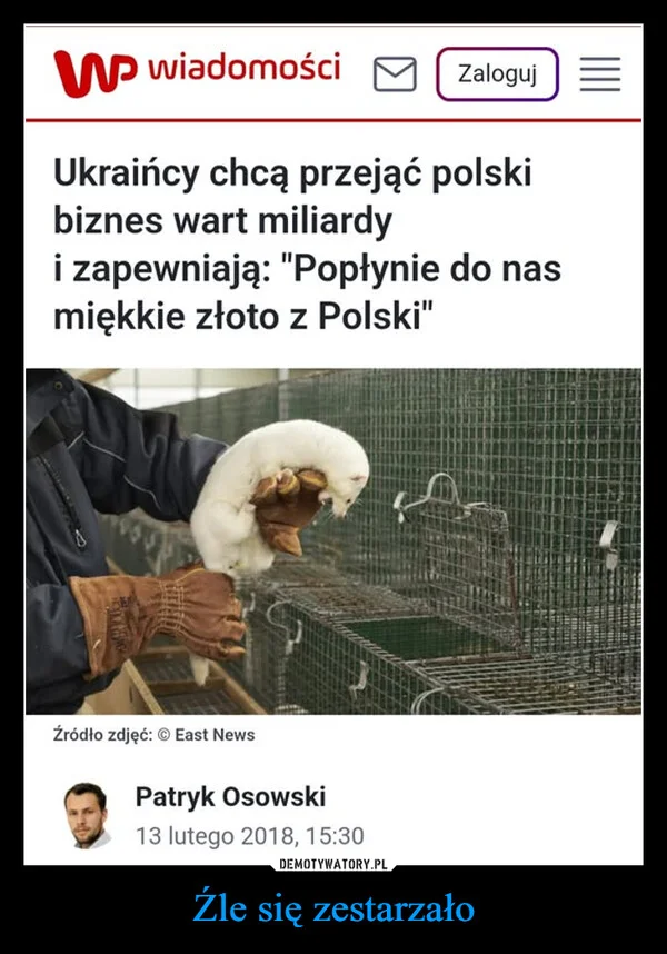 
    Źle się zestarzało