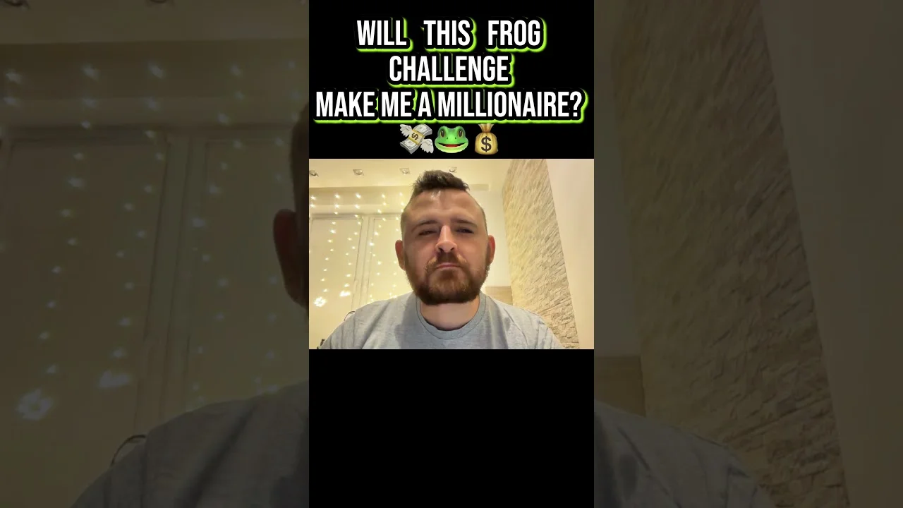 Plan na życie: zostać żabą milionerem