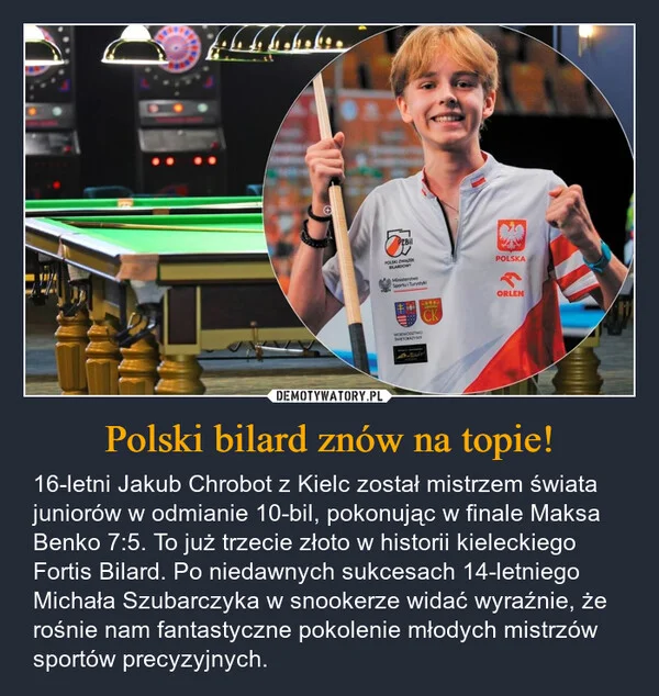 Polski bilard znów na topie!