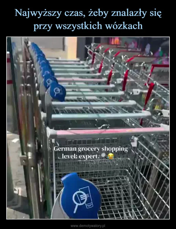
    Najwyższy czas, żeby znalazły się przy wszystkich wózkach