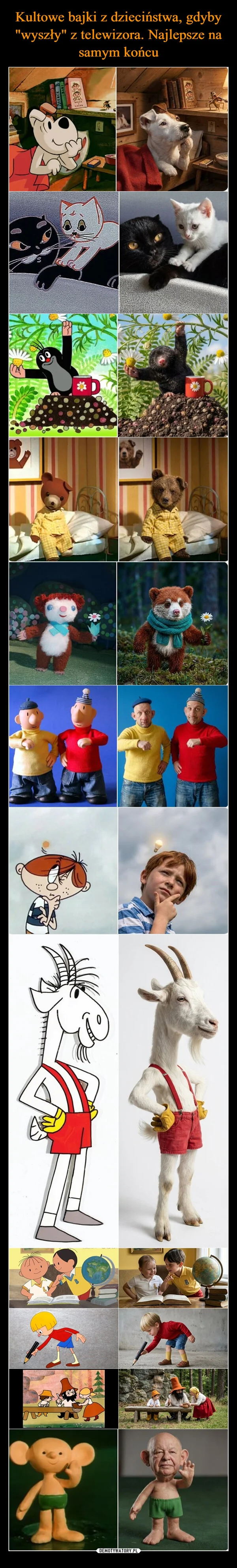 Kultowe bajki z dzieciństwa, gdyby 