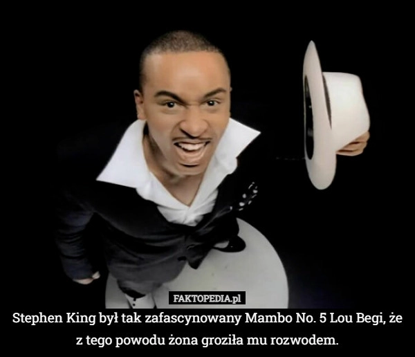Stephen King był tak zafascynowany Mambo No. 5 Lou Begi, że z tego powodu