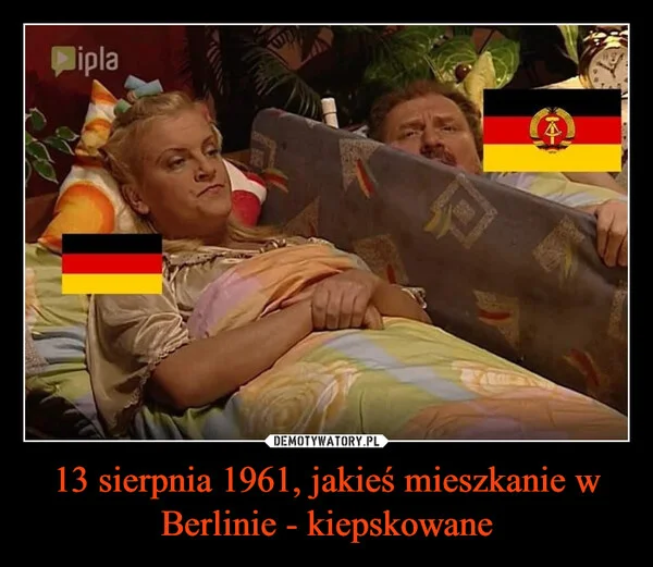 13 sierpnia 1961, jakieś mieszkanie w Berlinie - kiepskowane