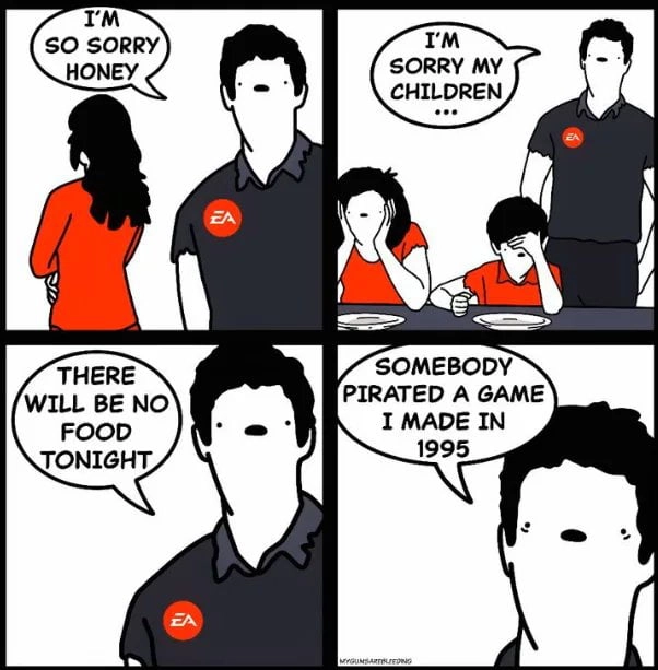 Remember, piracy destroys lives