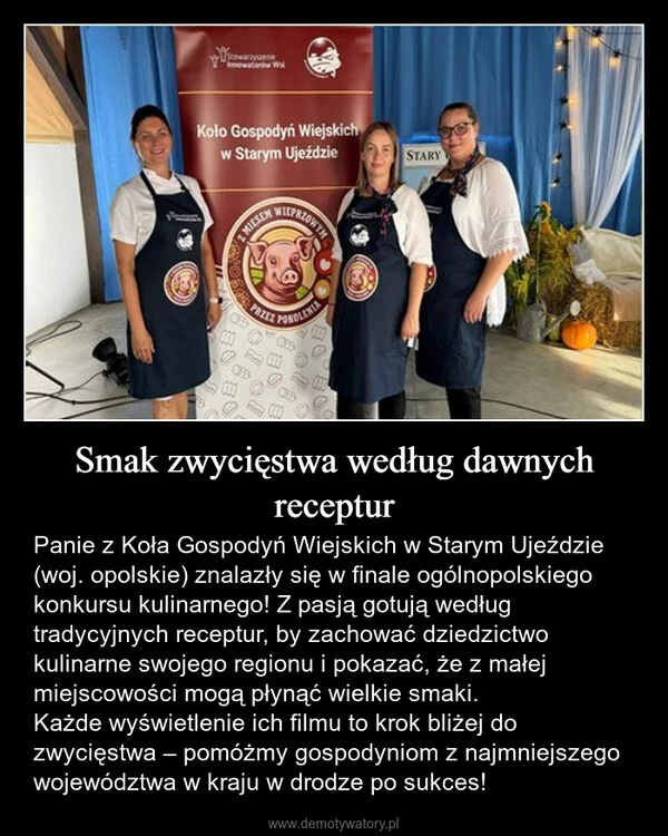 Smak zwycięstwa według dawnych receptur