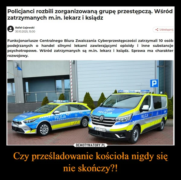 Czy prześladowanie kościoła nigdy się nie skończy?!